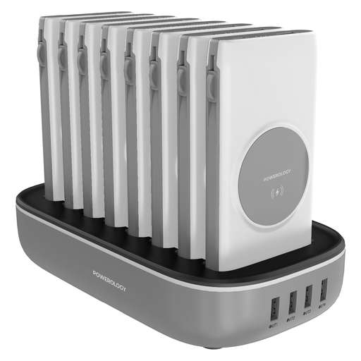 Powerology 8 in 1 Power Bank Station with Built-In Lightning and Type-C Cable  Price in Kenya - LinkPhones Center